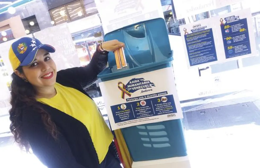 El contenidor continuarà al vestíbul de La Llacuna fins al 31 de maig