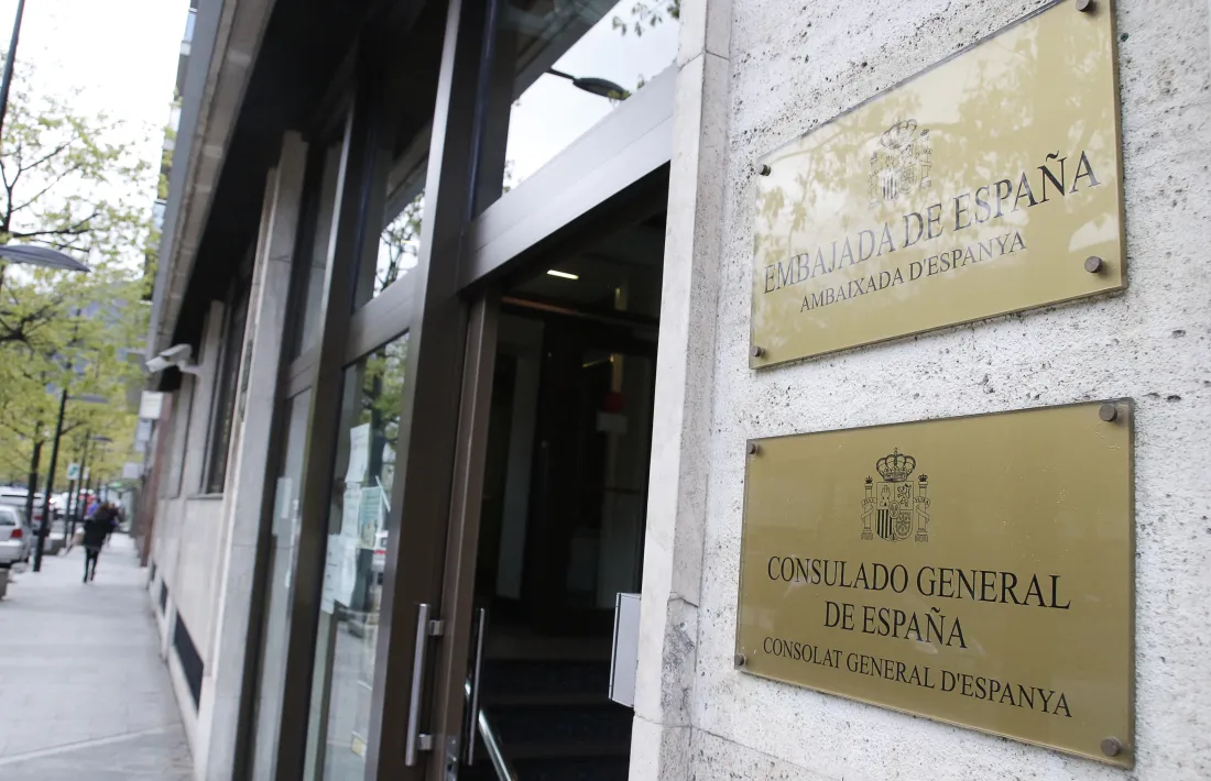 L’edifici que acull el Consolat espanyol.