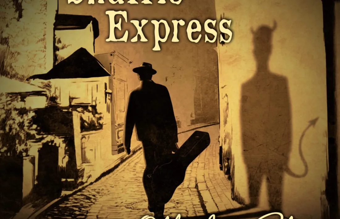 La portada és obra de Martín Blanco, i l’ombra de la paret fa referència al pacte amb el diable –mirin les banyes i la cua– que la llegenda diu que va subscriure Robert Johnson.