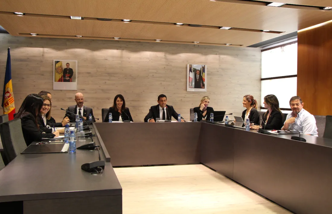 Un moment del consell de comú d'Ordino celebrat aquest dijous.