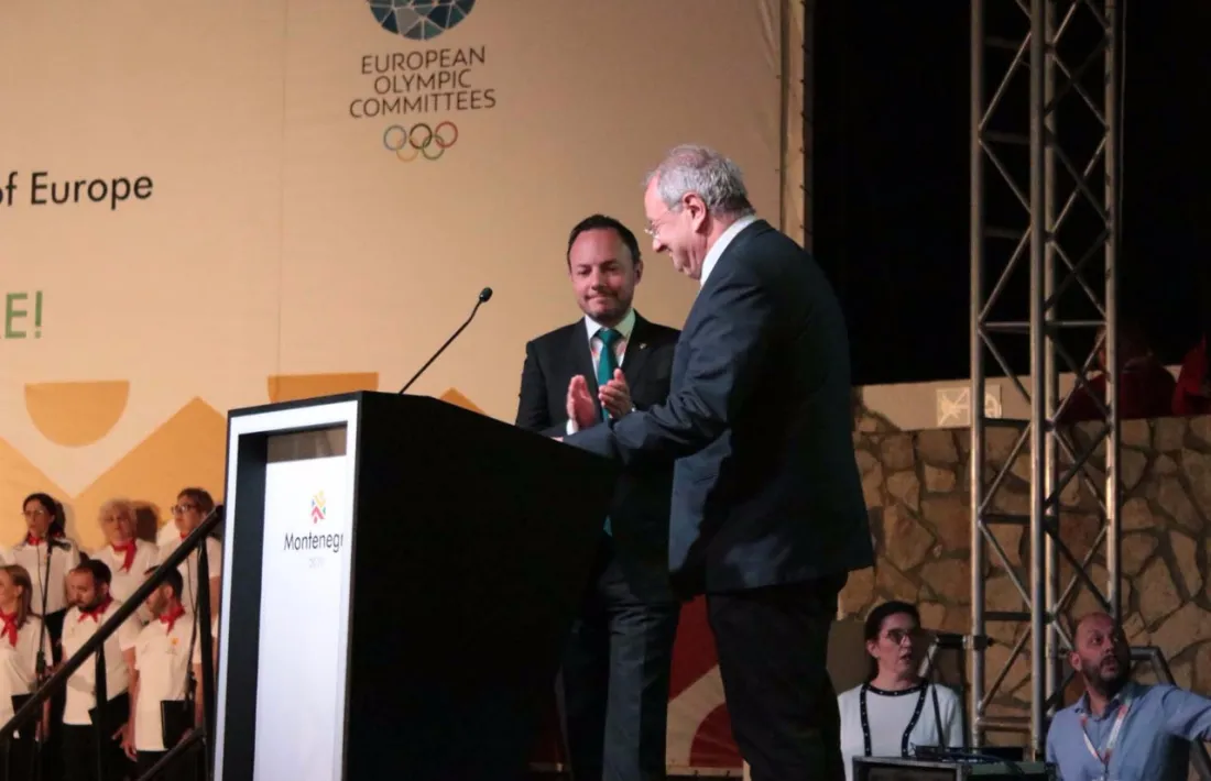 Xavier Espot es va desplaçar ahir a Montenegro.