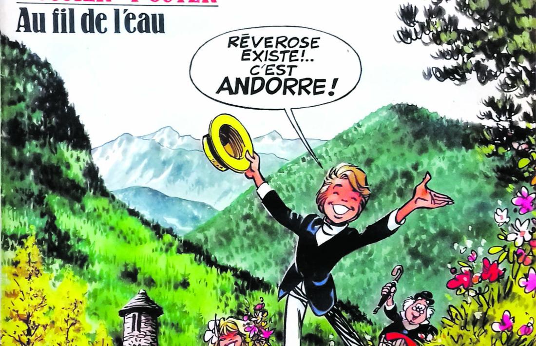 Olivier Rameau, la bella Colombe i el fidel Pertinent es pensen que són a Rêverose, però no, millor encara: és Andorra.