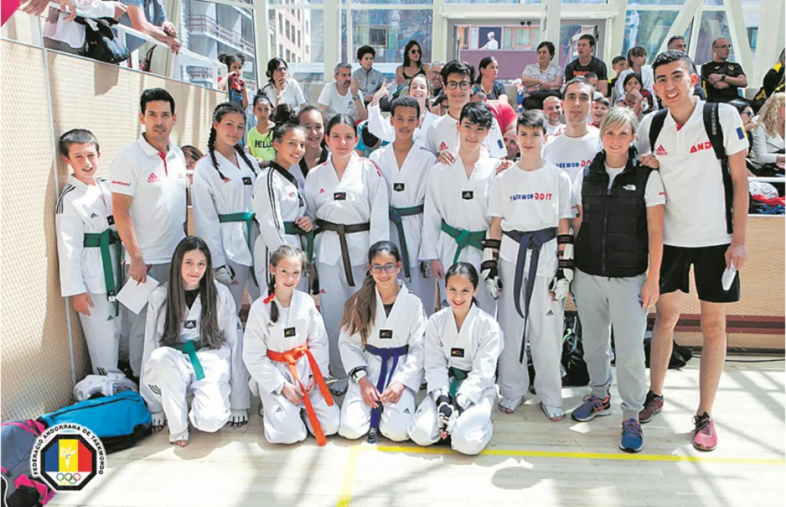 L’equip andorrà cadet.