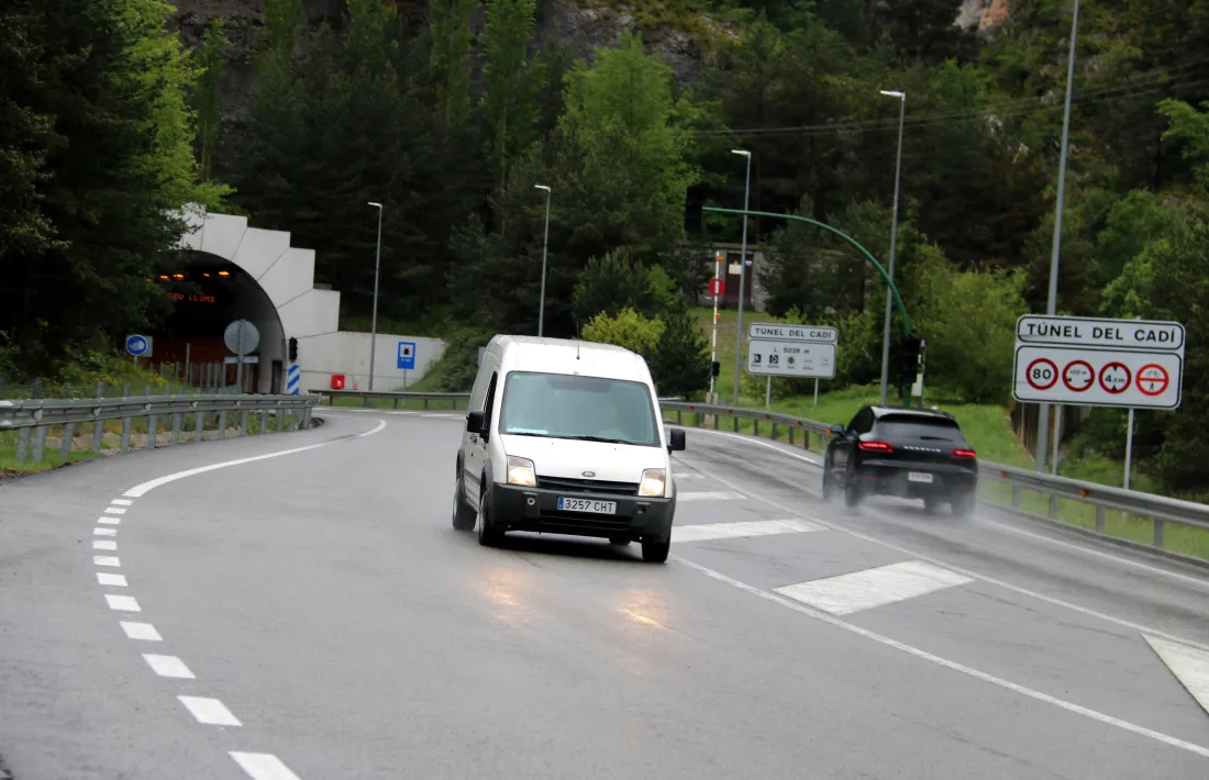 L'accident ha tingut lloc a la boca sud del túnel del Cadí.