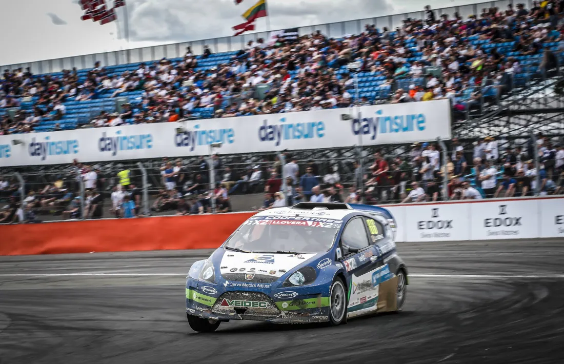 Llovera en una de les proves anteriors del Mundial de Rallycross.