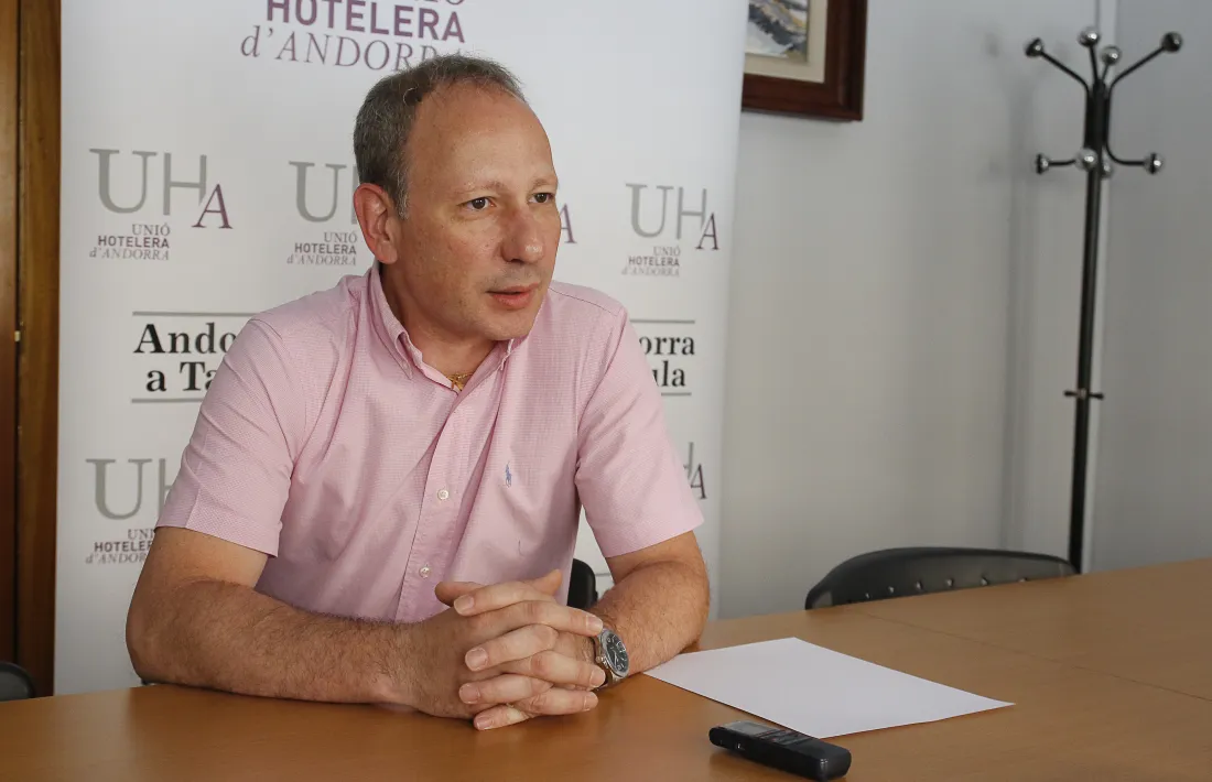 Carles Ramos és el president de la Unió Hotelera d’Andorra.