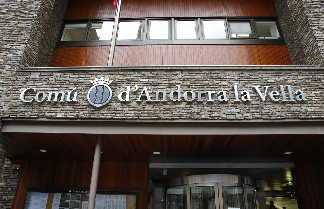La façana del Comú d’Andorra la Vella.