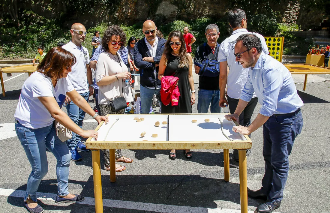 Espot, a la festa de la parròquia d’Escaldes-Engordany, ahir.