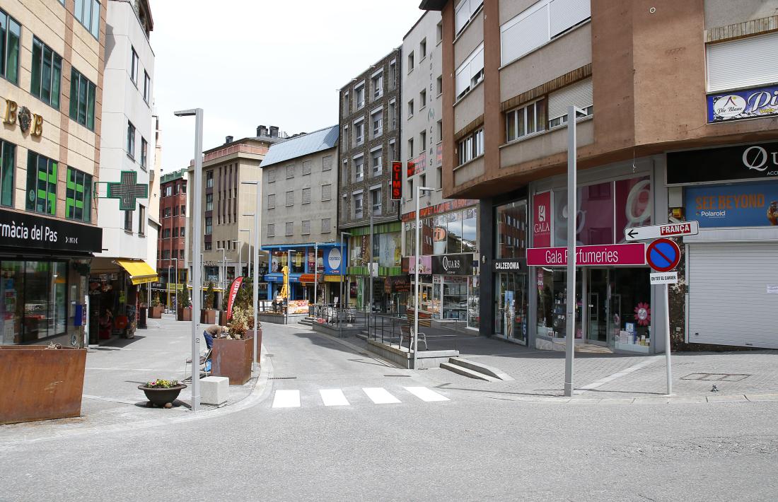 Un dels carrers del Pas de la Casa.