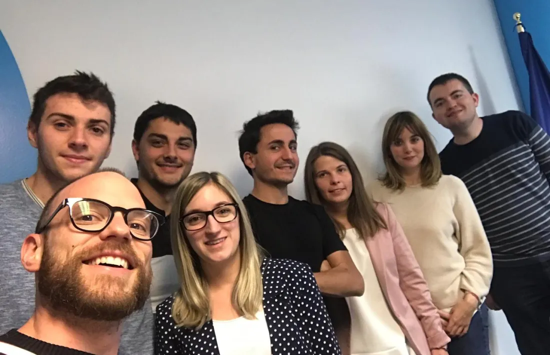 La nova executiva de Joves Liberals d’Andorra.