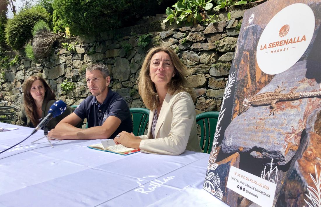 La presentació de la Serenalla Market ahir a la Massana.