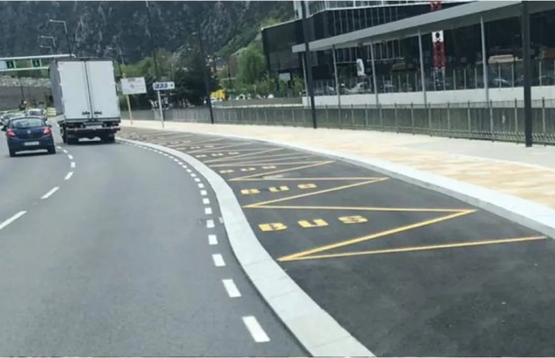 Nova parada a l'Estació Central d'Autobusos.