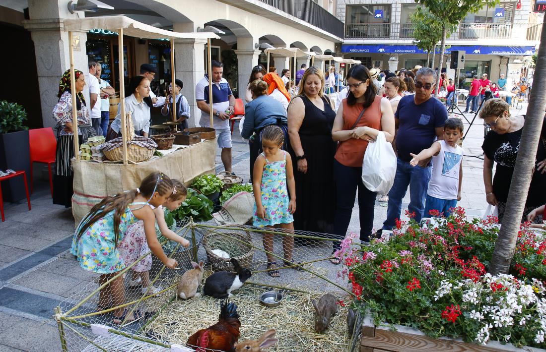 Un moment del mercat 'O Feirão' a la plaça Guillemó.