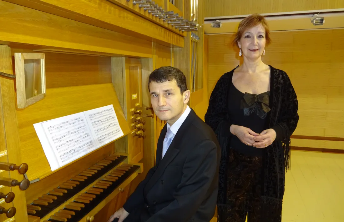 L’organista Miguel Bernal i la soprano Julia Ruiz actuaran aquesta nit, a les nou.
