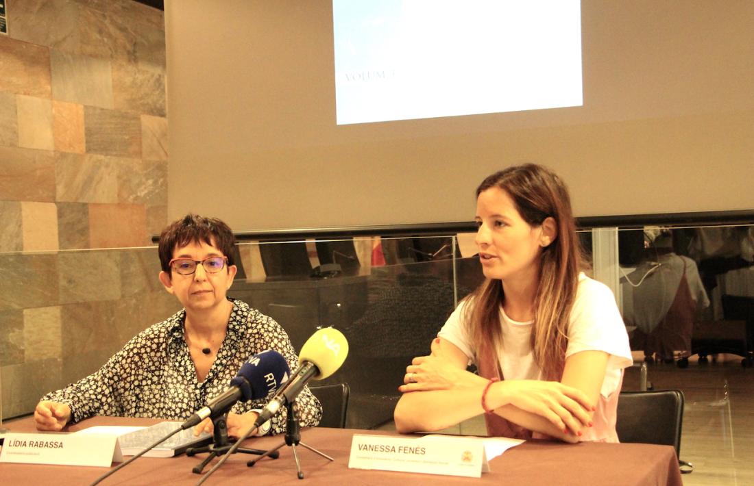 Lídia Rabassa i Vanessa Fenés han presentat el tercer volum de l'estudi de la toponímia de la vall d'Ordino.