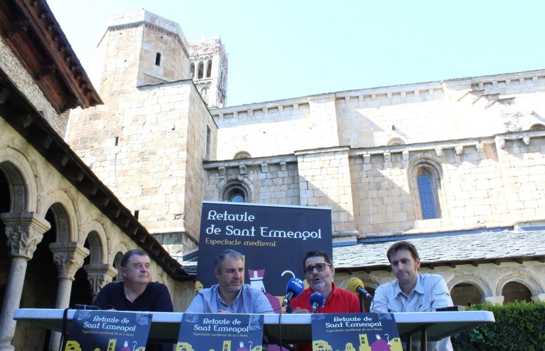 La presentació del ‘Retaule de Sant Ermengol’.