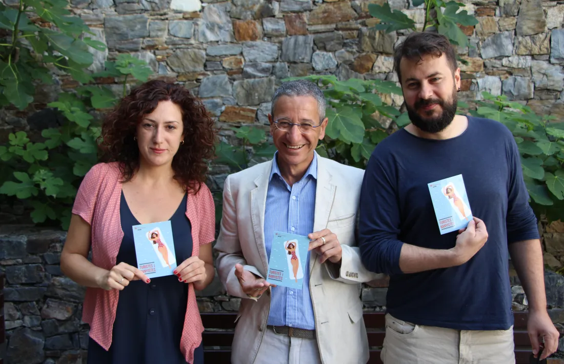 Irina Robles, Salomó Benchluch i Juanma Casero, aquest dijous.
