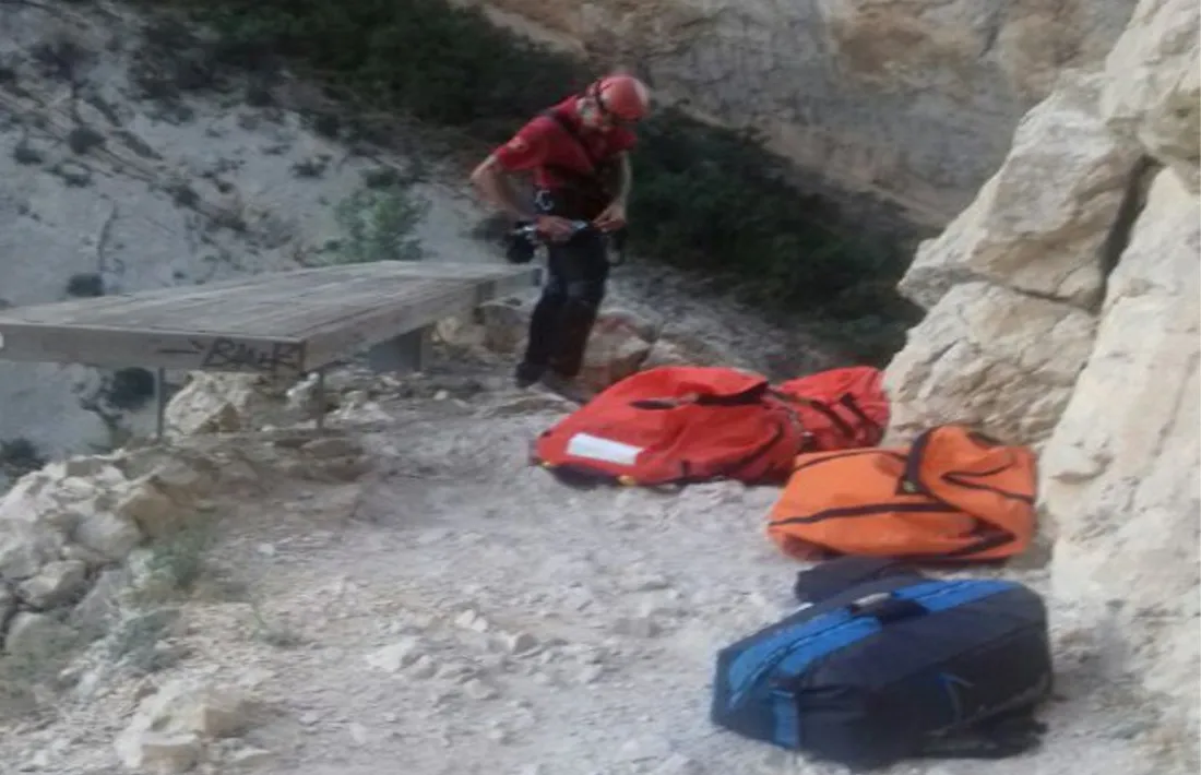 Punt exacte del rescat.