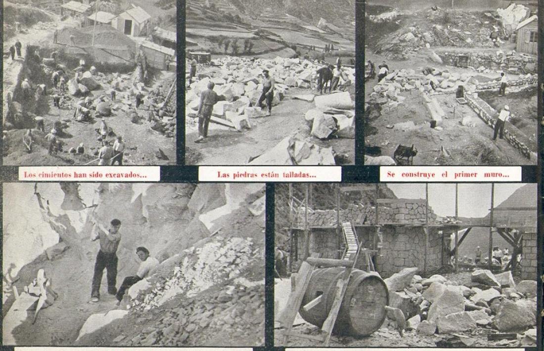 L’edifici de Radio Andorra es va erigir entre el 1936 i el 1939: és possible que Trilhe sigui un dels figurants d’aquestes fotos d’època.