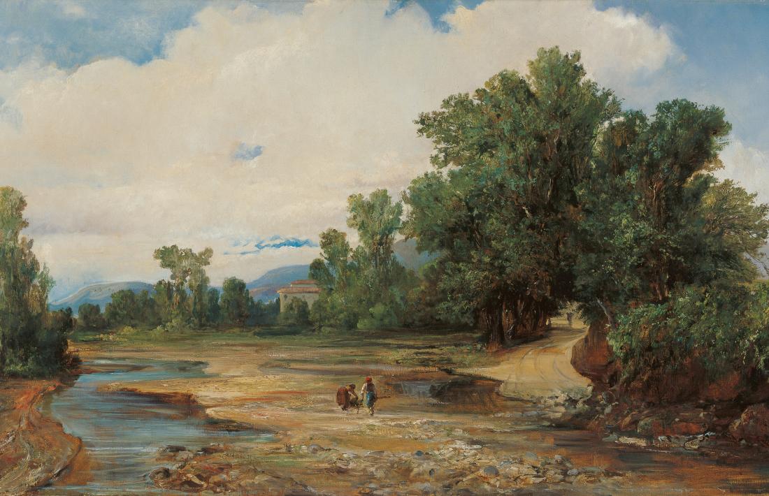 ‘El torrent d’Argentona’, de Ramon Martí i Alsina (oli sobre tela, 70 per 142 centímetres, 1870-1880).