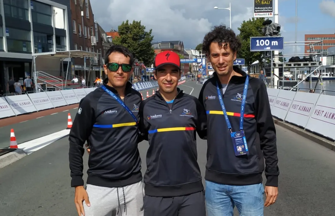 Òscar Cabanas, a la ‘crono’ del Campionat d’Europa