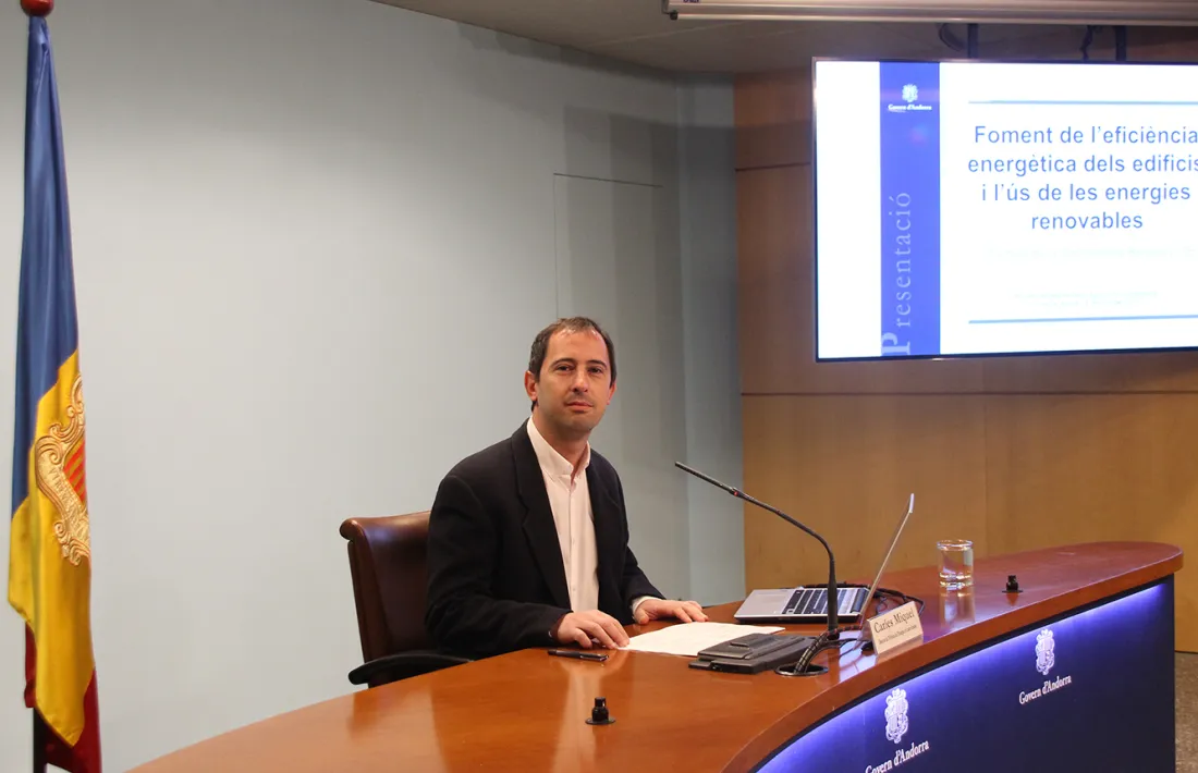 El director de l'Oficina de l'Energia i del Canvi Climàtic, Carles Miquel.