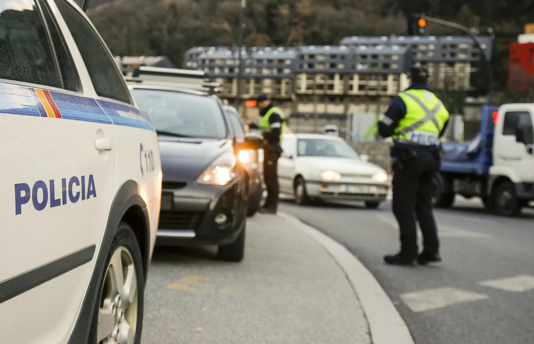 Un control policial.