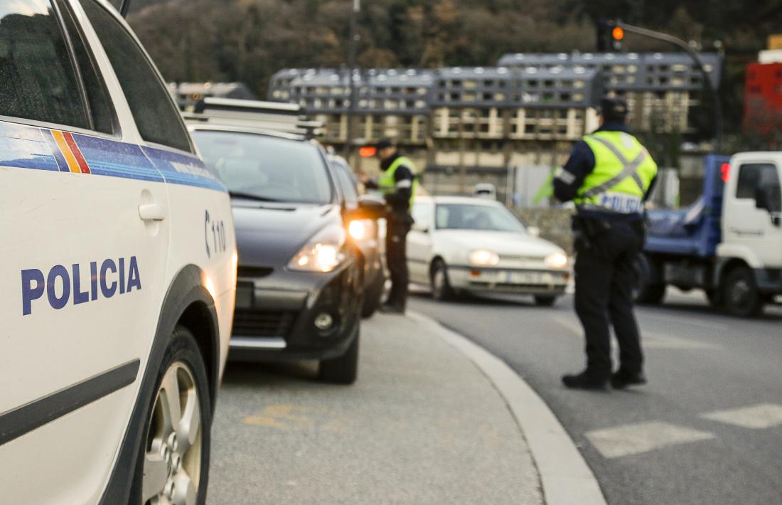 Un control policial.