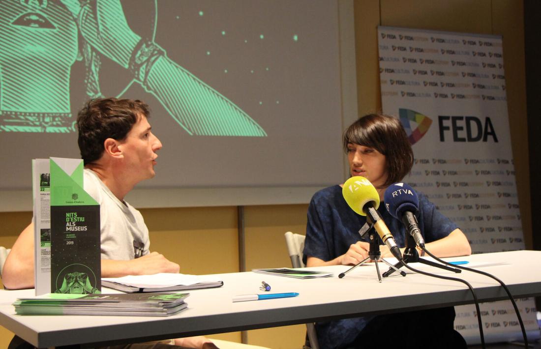 Un moment de la presentació de les Nits d'estiu als Museus d'aquest any.