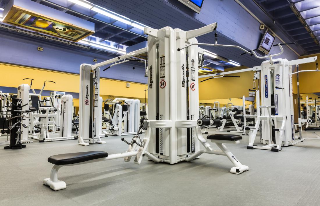 La sala de musculació del complex d'Encamp.