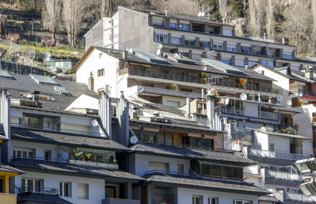 Edificis d'habitatges a Andorra la Vella.
