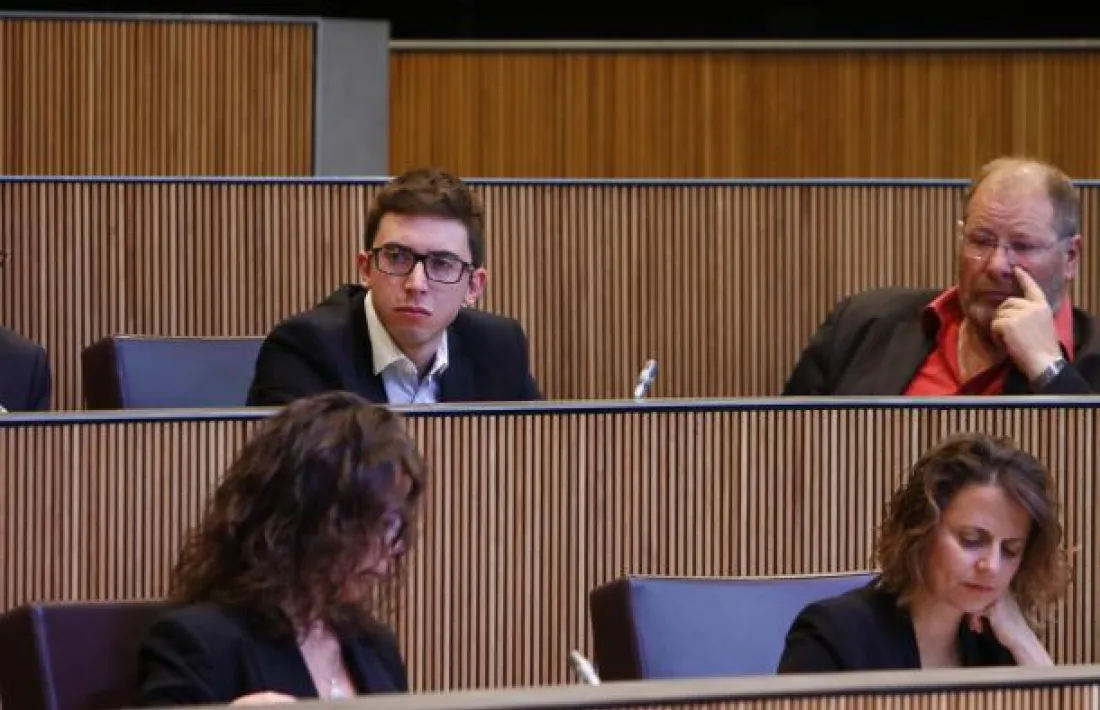 El grup parlamentari socialdemòcrata en una sessió del Consell General.