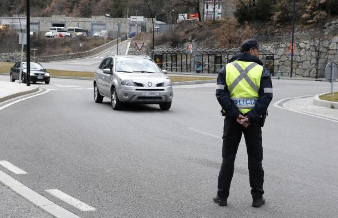 Un control de la policia.