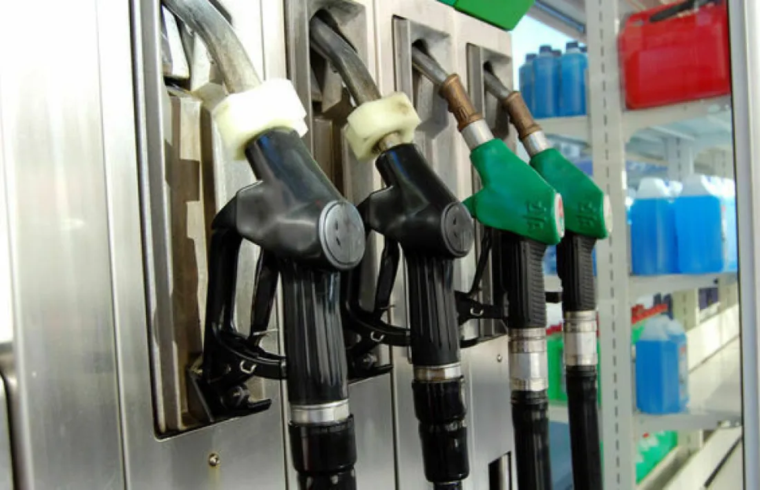 Sortidors en una gasolinera d'Andorra.