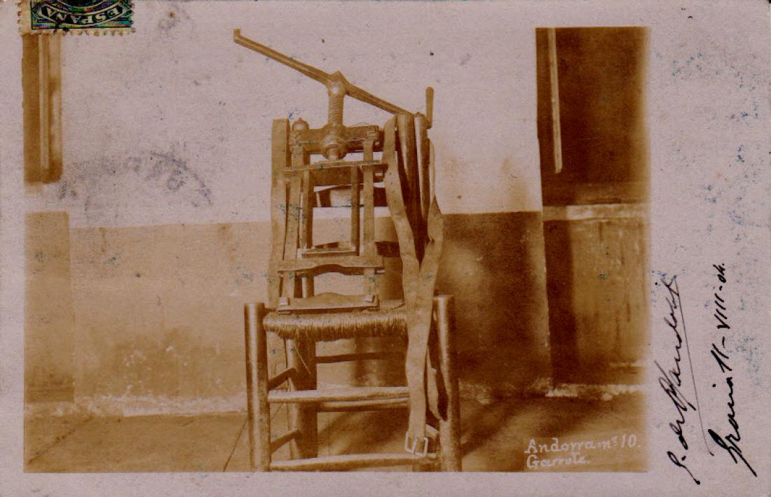 La postal autografiada per Guillem de Plandolit i datada el 14 d'agost del 1904.