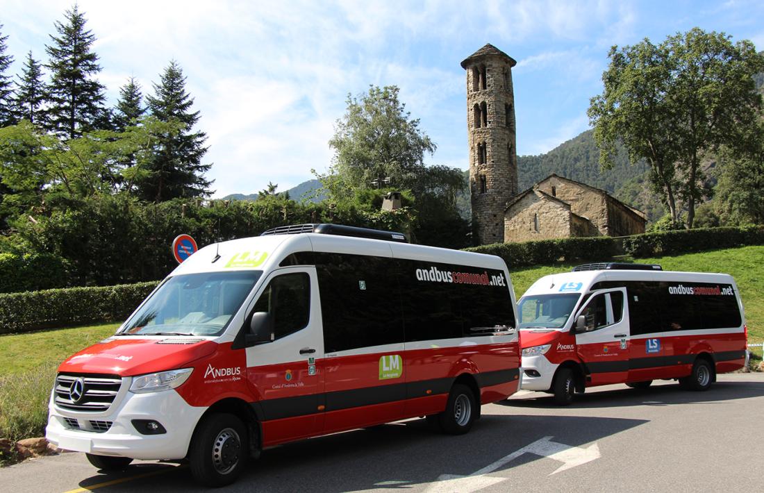 El bus comunal d’Andorra la Vella.
