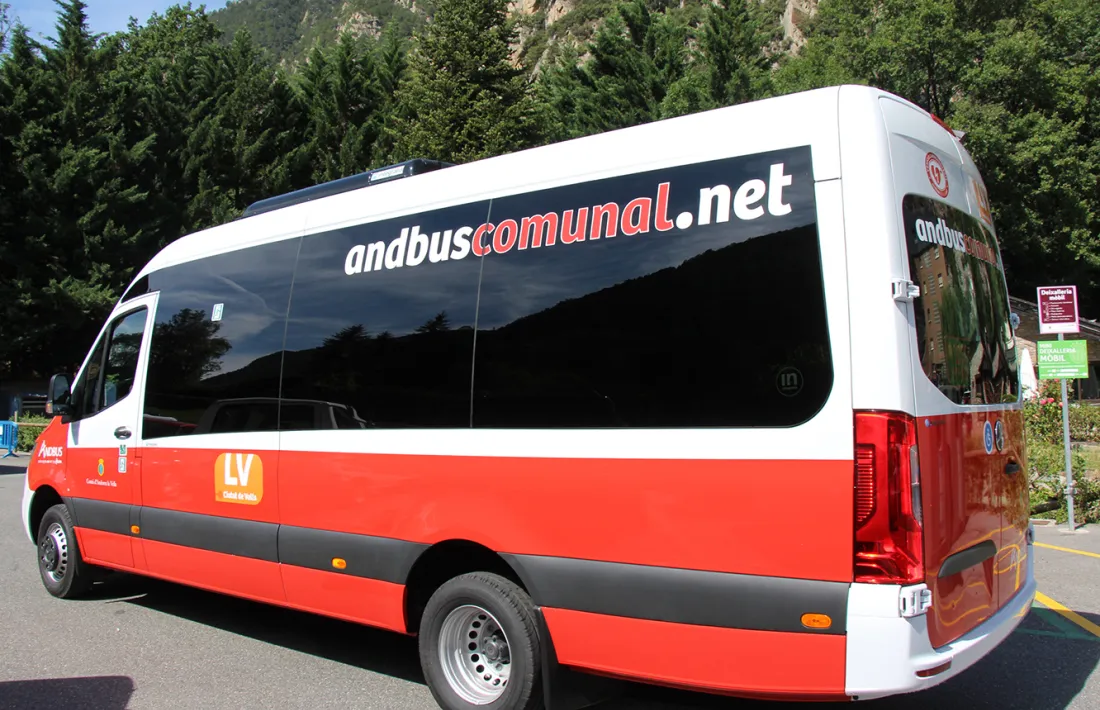 El bus comunal d’Andorra la Vella.