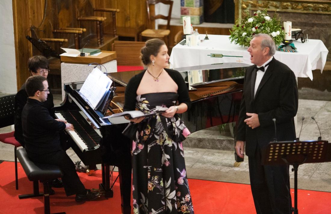 El Quartet Líric de Mabeli, amb la mezzo Caroline de Mahieu, l’any passat a Sant Serni.