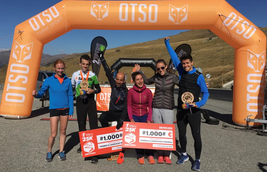 Òscar Casal i Núria Gil vencen a la primera Otso 25K