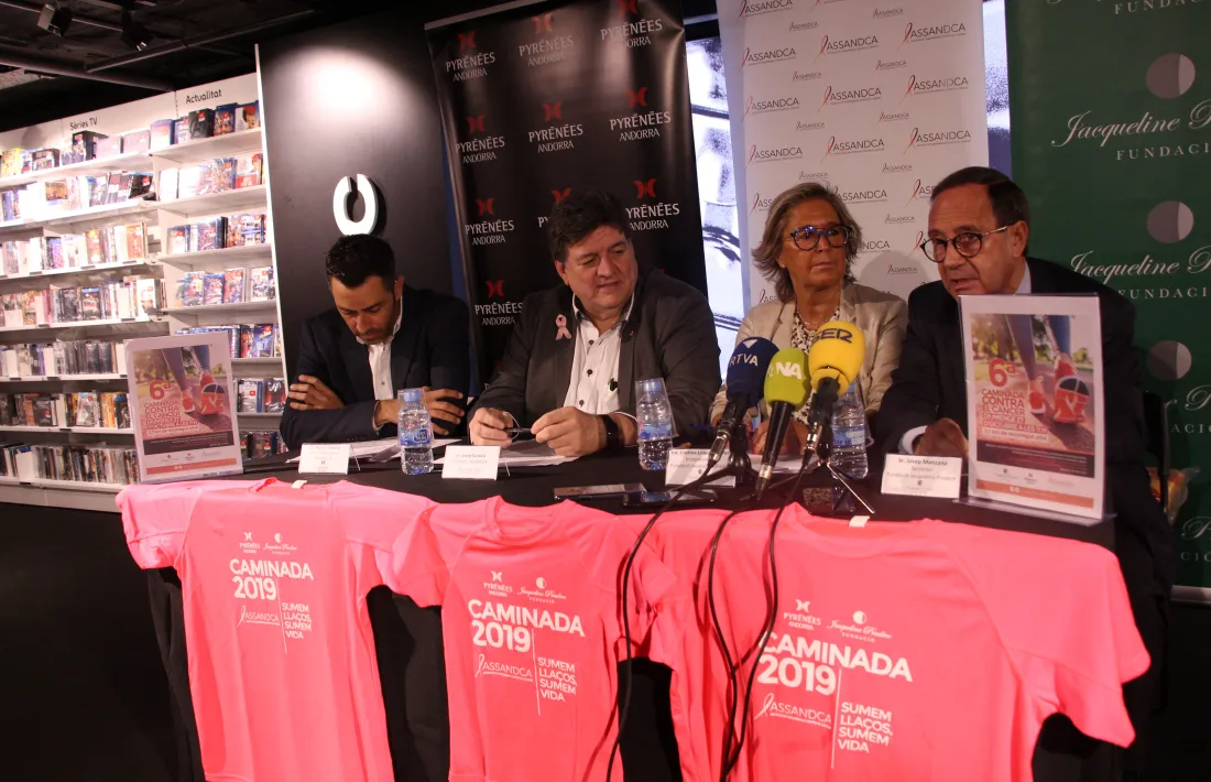 Presentació de la 6a edició de la Caminada contra el càncer.