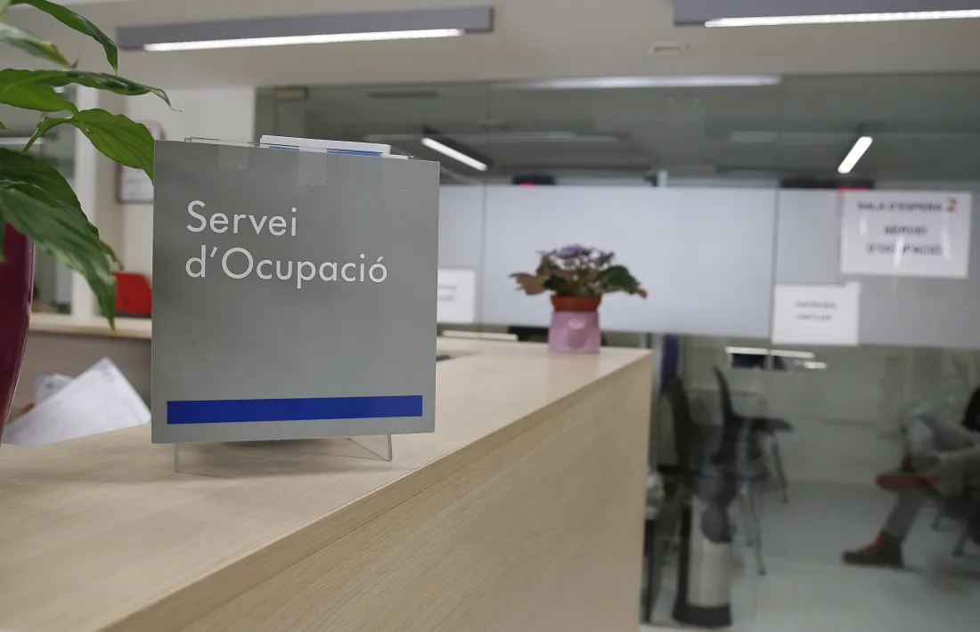 El Servei d’Ocupació té registrats un 9,5% més d’aturats que ara fa un any.