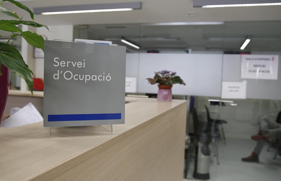 El Servei d’Ocupació té registrats un 9,5% més d’aturats que ara fa un any.