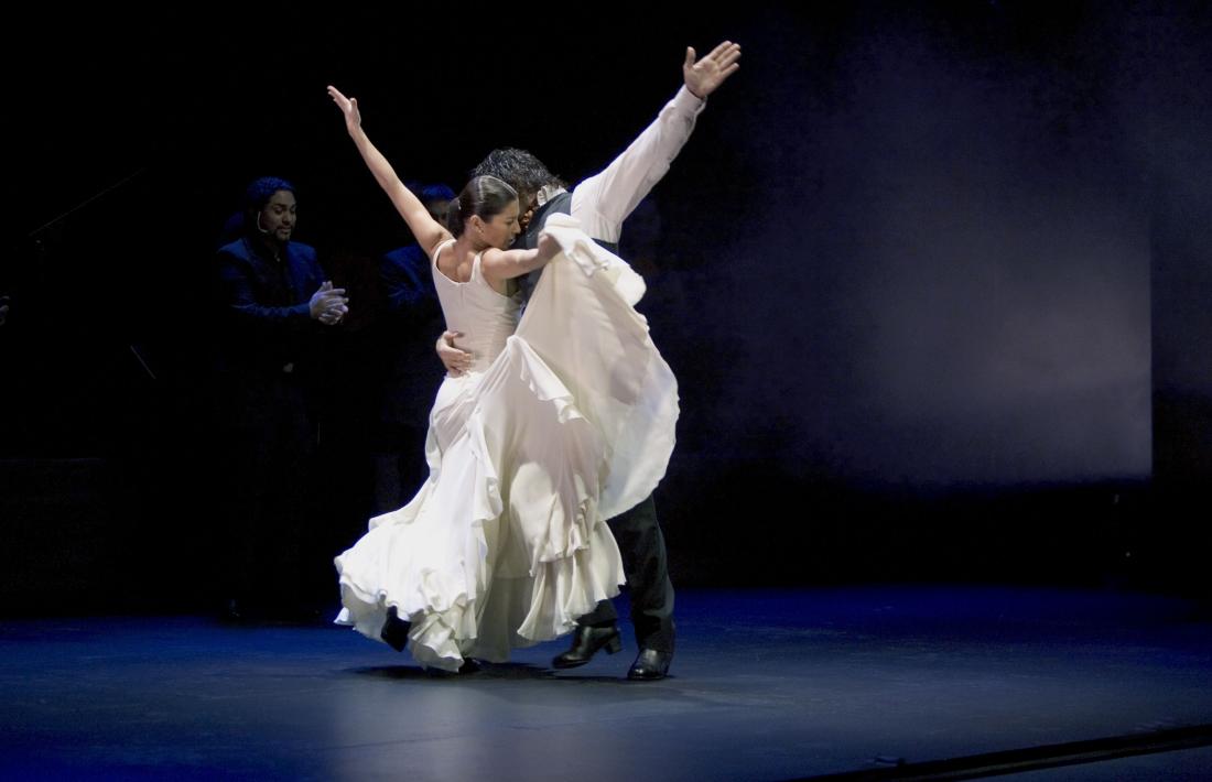 En l’espectacle ‘Sueños’, amb què Sara Baras ja va desfilar el 2005 pel Prat del Roure.