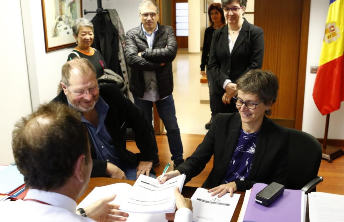 Jordi Font i Susana Vela, han presentat la llista del PS a Escaldes