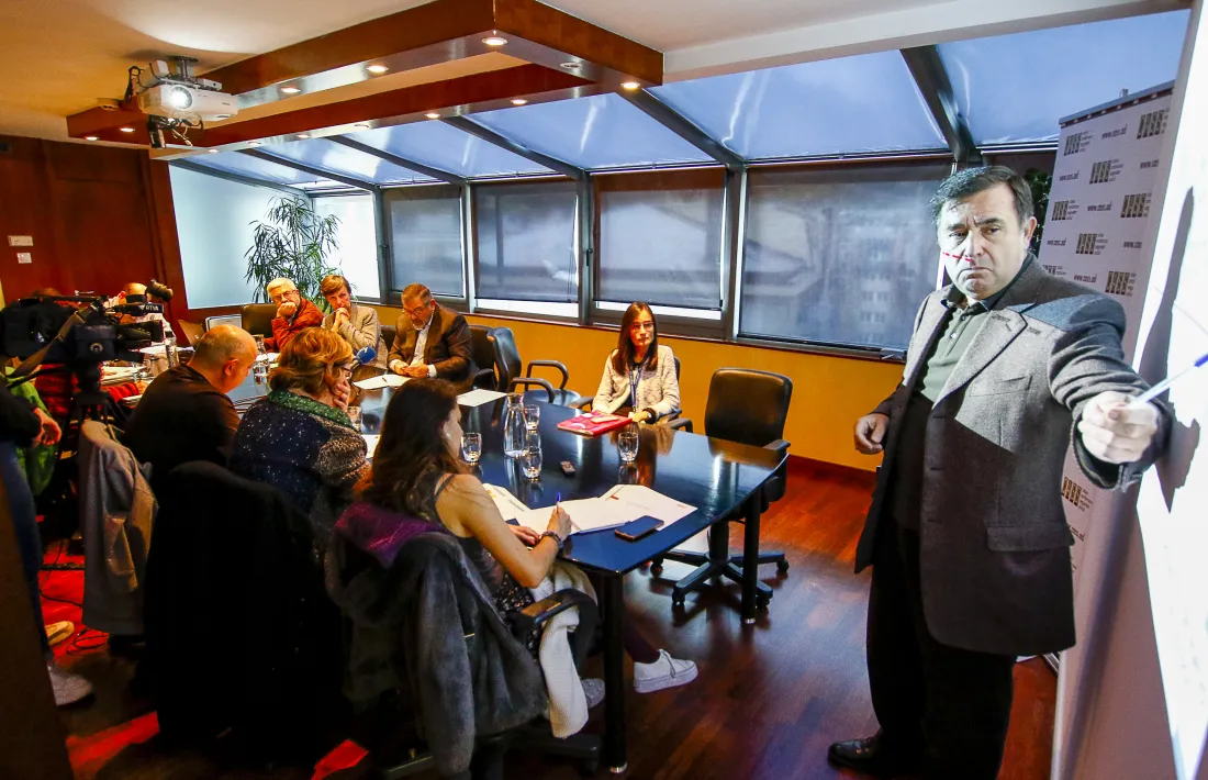 Ignarsi Arbusà, Joaquima Sol, Jean Michel Rascagneres, Josep Delgado i Eulàlia Orobitg, ahir. 