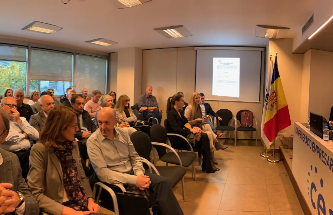 L’assemblea de la Confederació Empresarial Andorrana (CEA).