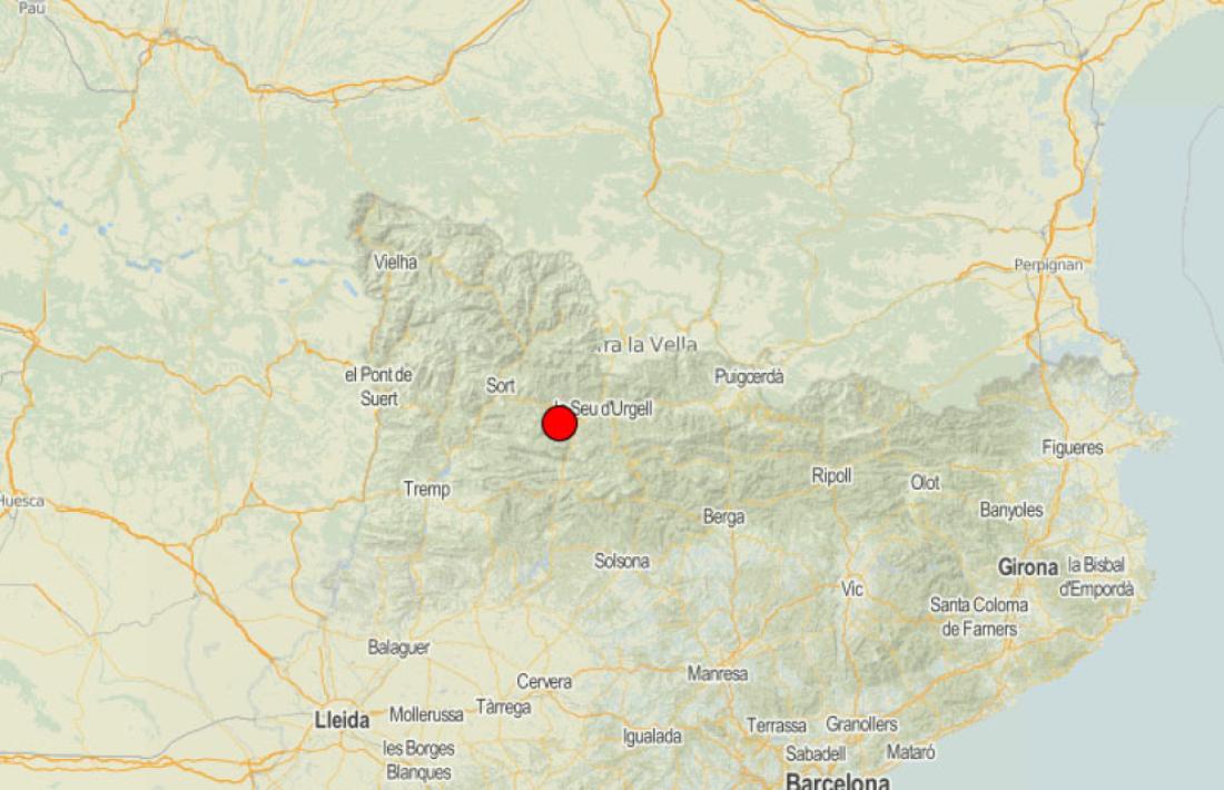 El terratrèmol ha tingut l'epicentre a l'Alt Urgell.