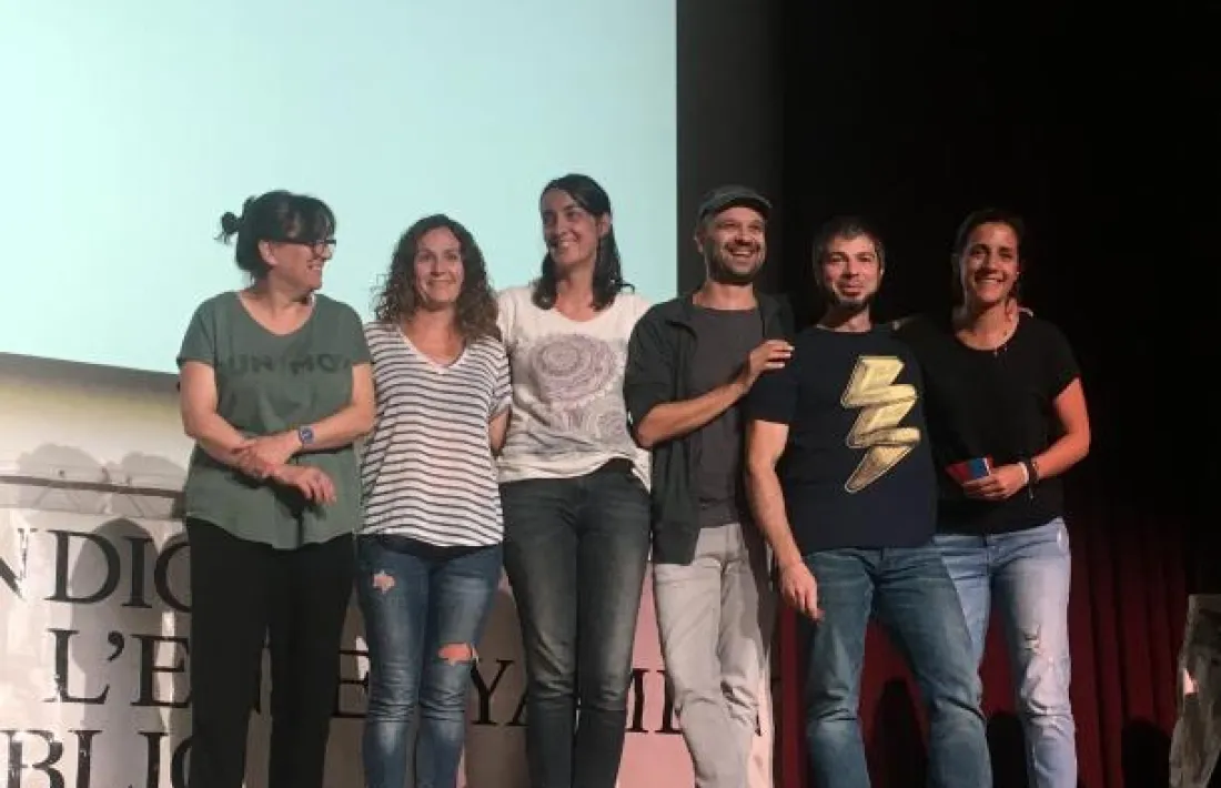 La nova junta del Sindicat de l'Ensenyament Públic.