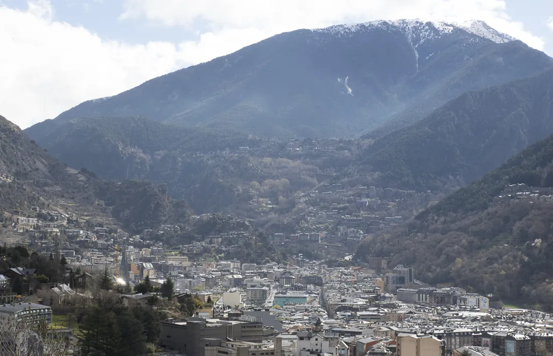 Vista general d'Andorra la Vella.
