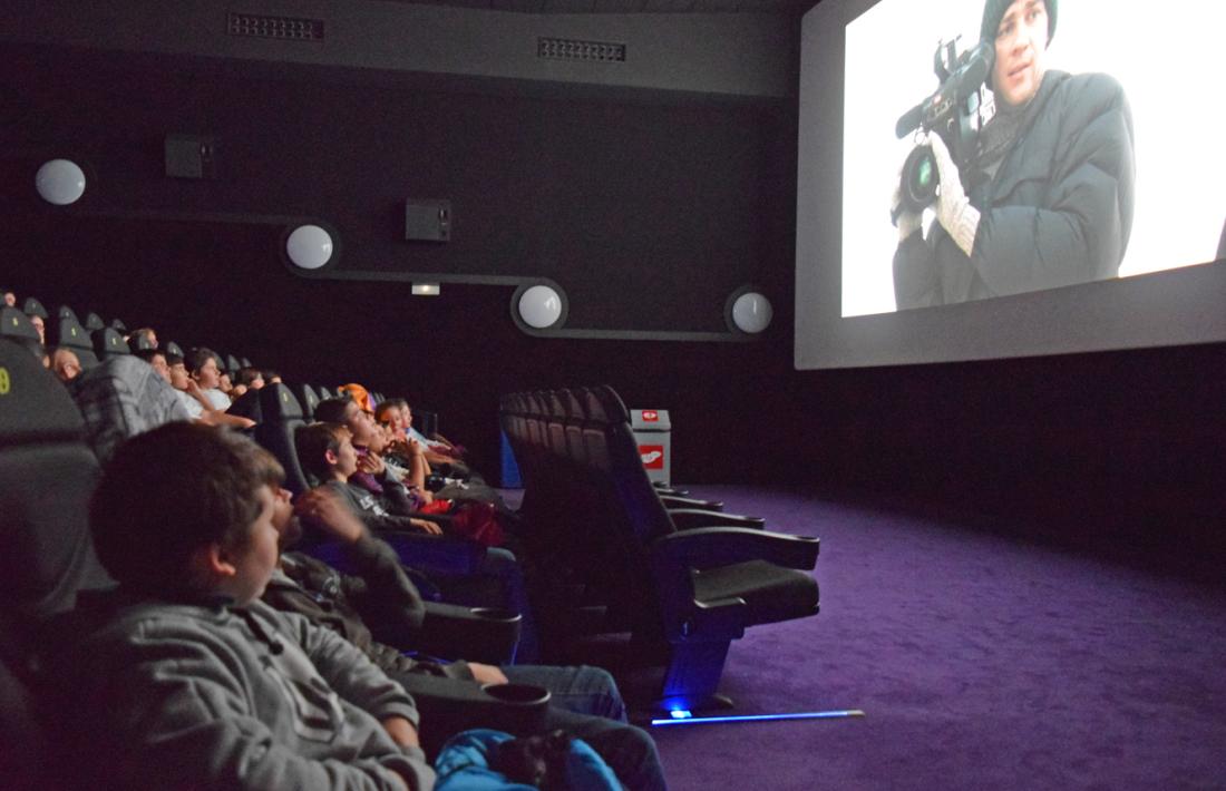 Un moment d'una de les sessions de la Setmana de cinema espiritual.